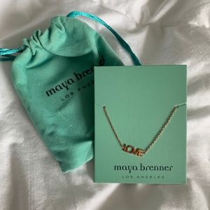 Maya Brenner Silver Love Bracelet